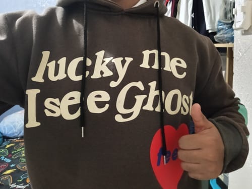 Customer photo review of Lucky Mee I See Ghosts Hoodie
