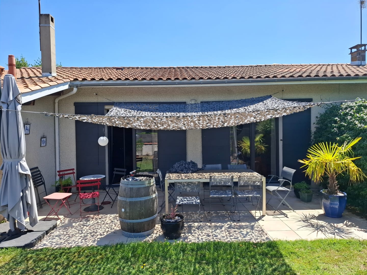 Customer photo review of Base d'ancrage en aluminium pour mât