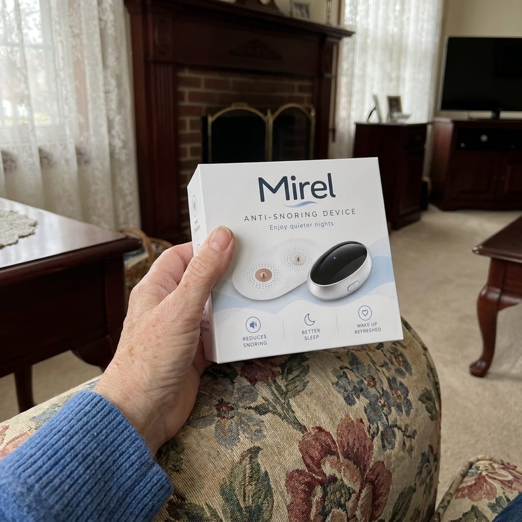 Customer photo review of Anti-Snoring Chin Pulse for Quiet Nights