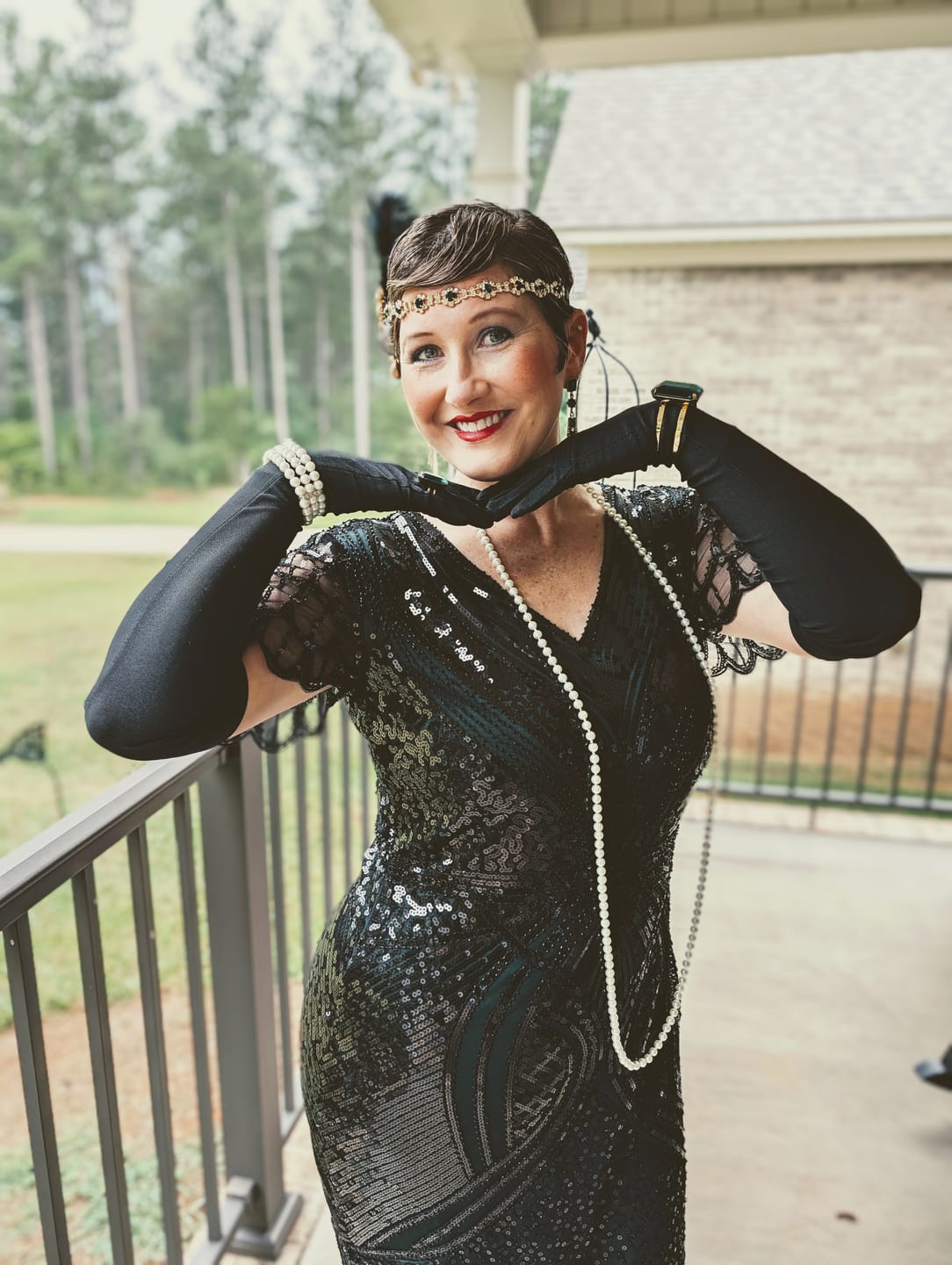 Customer photo review of 1920s Murder Mystery Game Kit