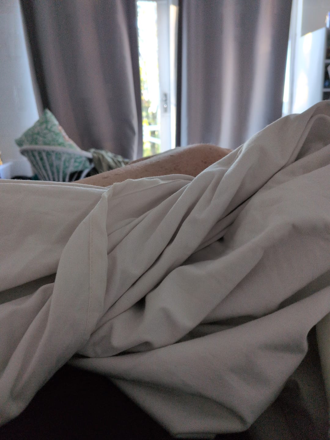 Customer photo review of Summer Bamboujee Waterproof Sheet - Sand