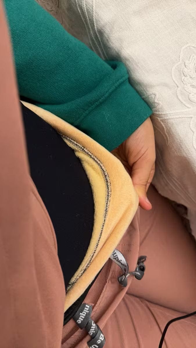 Customer photo review of Seloria® Peluş Termal Külotlu Çorap