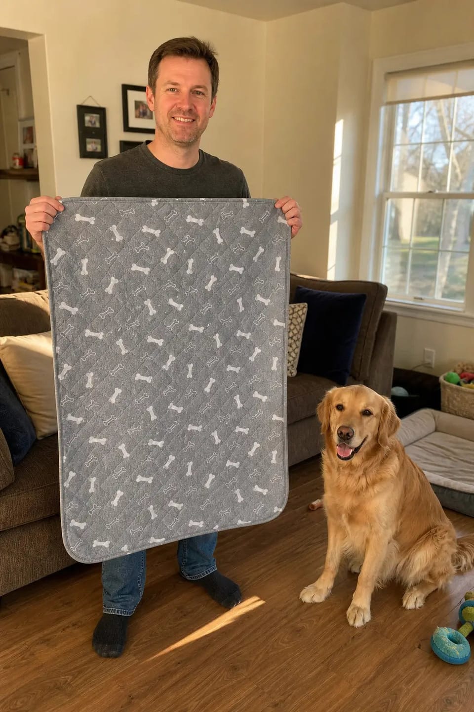 Customer photo review of CalmPaws™ Tapete Absorbente para Perros
