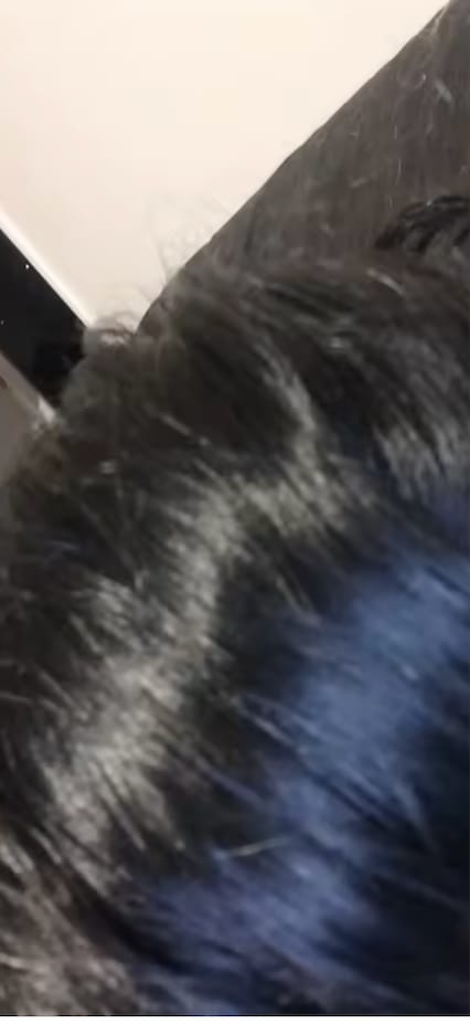 Customer photo review of Haarstolz Sofort-Farbshampoo