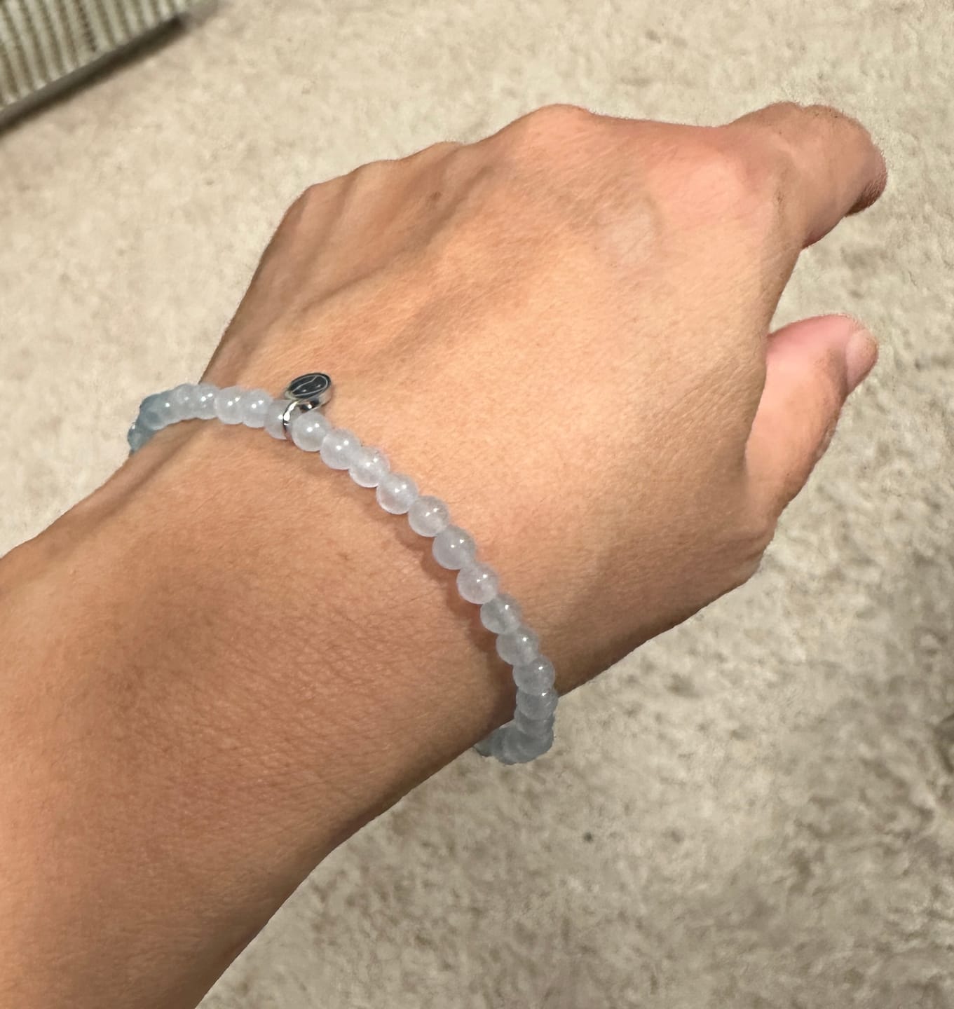 Customer photo review of Skyblue Jade Bracelet Mini