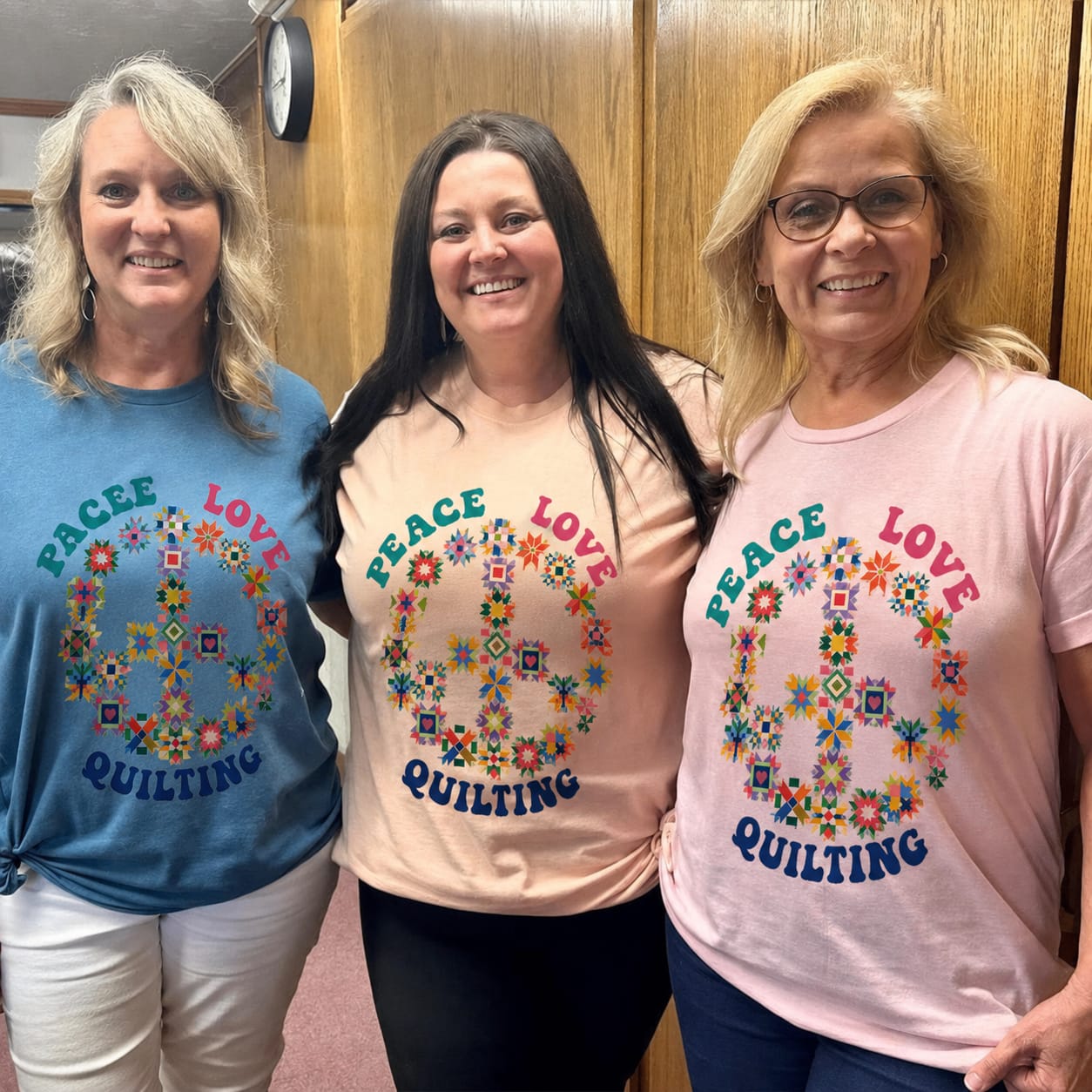 Customer photo review of A Day Spent Quilting Is A Day Well Lived T-Shirt