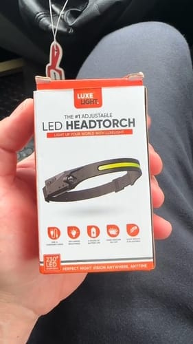Customer photo review of Bivouacamp Lampe Frontale LED