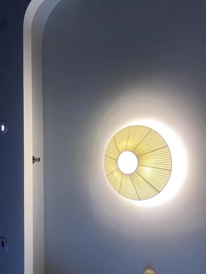 Customer photo review of Fabric Ceiling Light, Pleated Inverted Shade, 50 cm, Hardwired