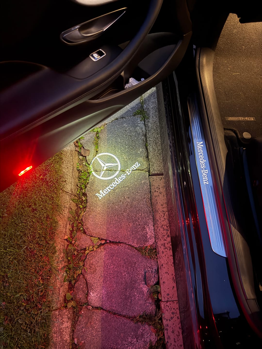 Customer photo review of MERCEDES DOOR LIGHTS