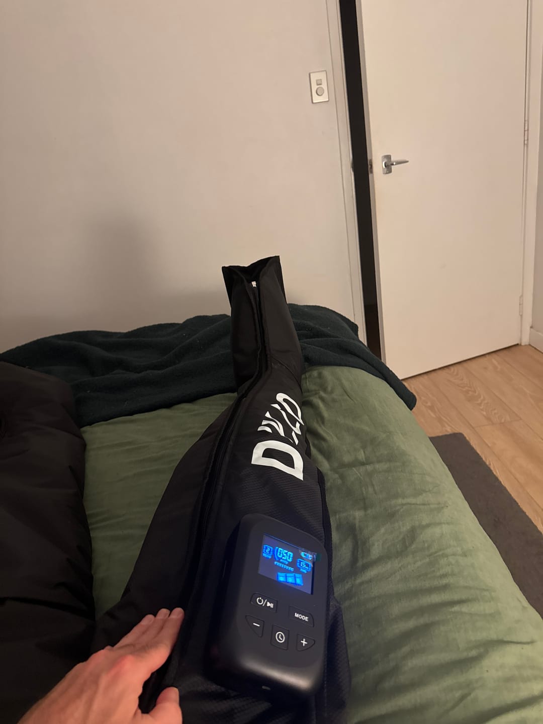Customer photo review of Cordless Recovery Boots