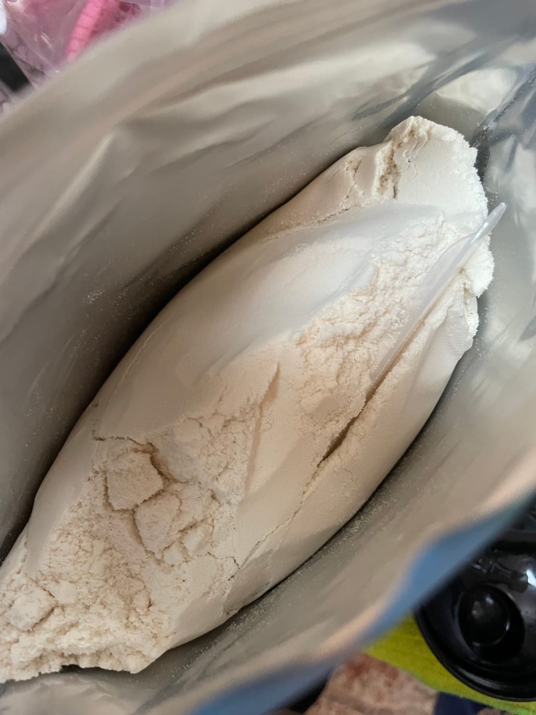 Customer photo review of Whey Protein Isolate with Organic Vanilla