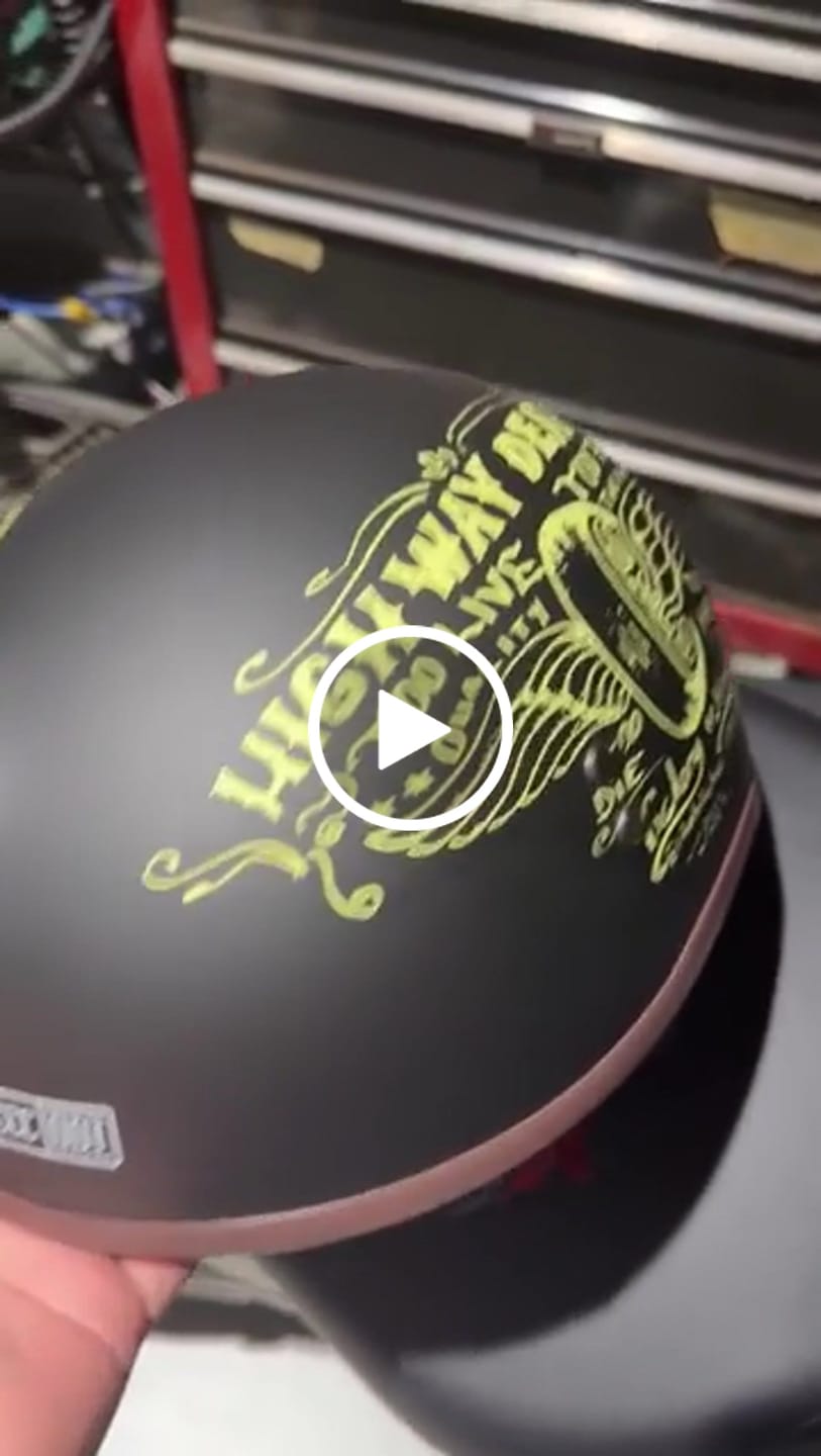 Customer video review of TAKIZAWA Half Helmet - Curved Style