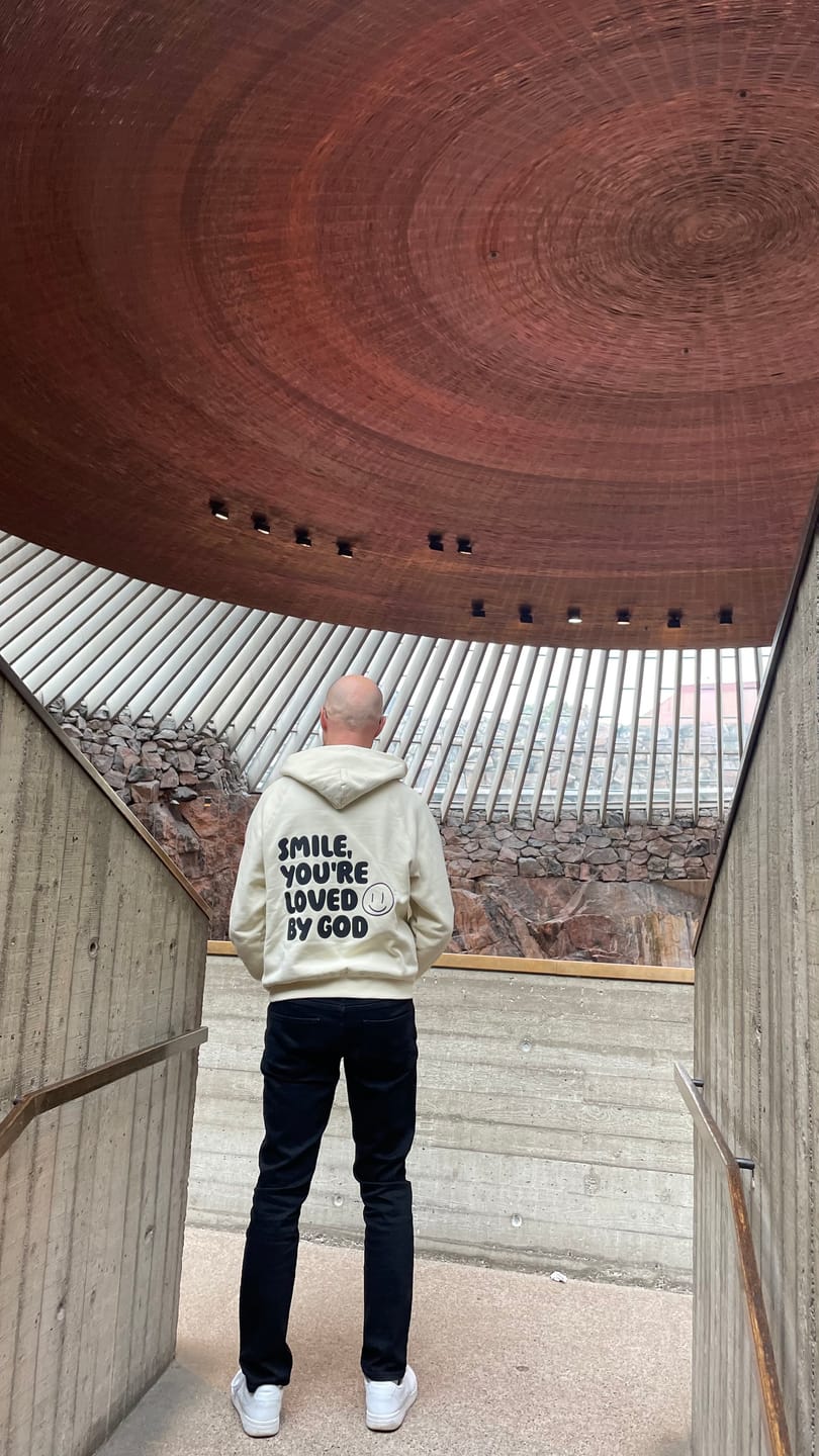 Customer photo review of Loved by God Youth Oversized Hoodie