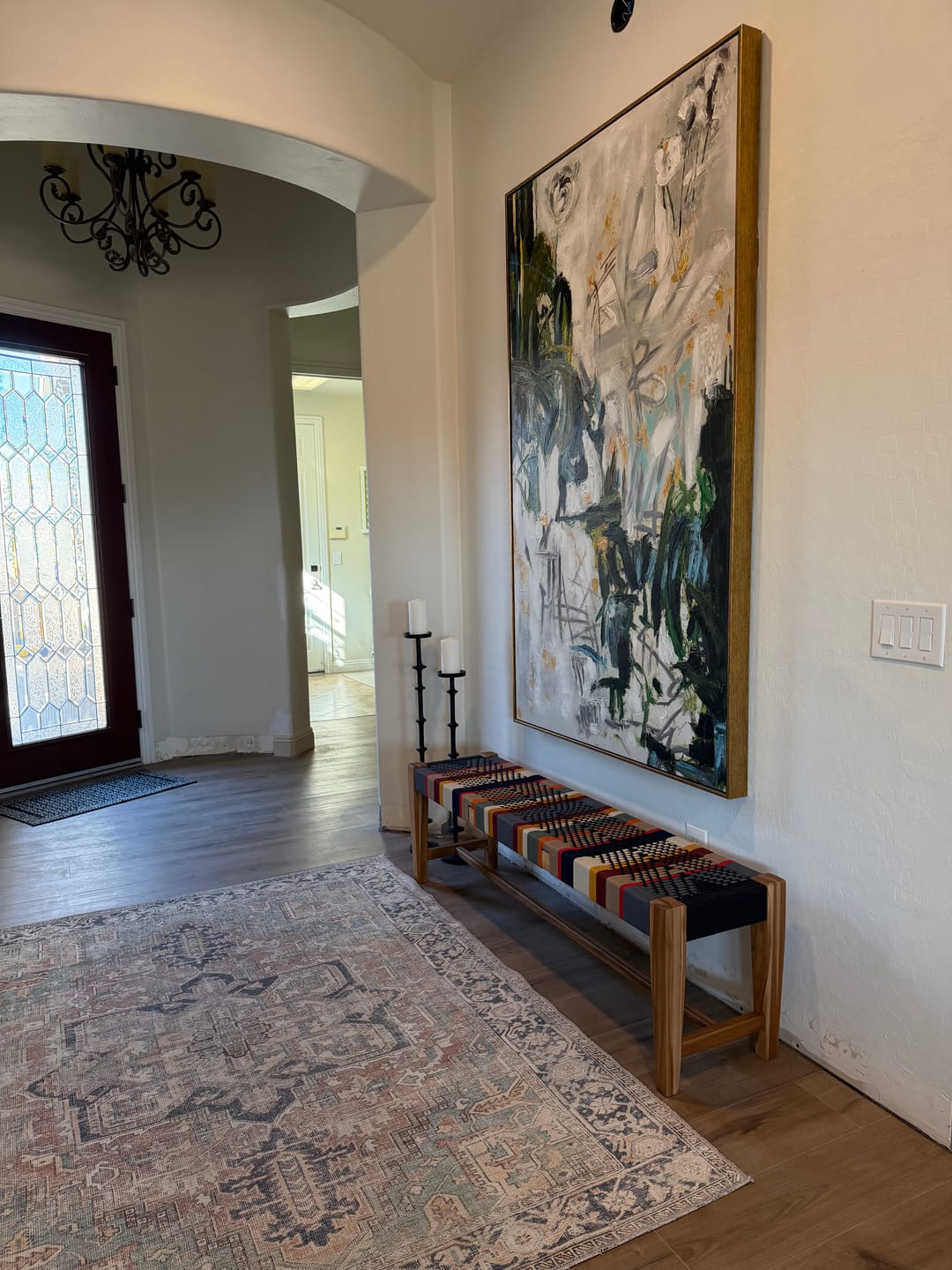 Customer photo review of Santa Cruz Bench | San Geronimo Pattern