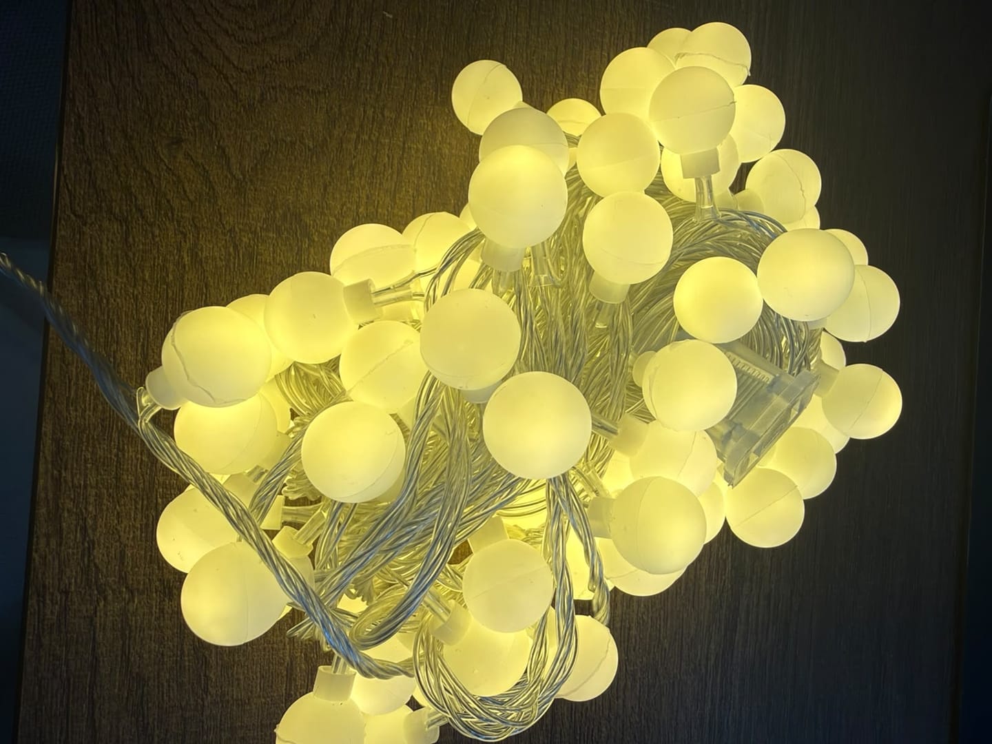 Customer photo review of Luces LED Navideñas Blanco Cálido para Interior y Exterior - 10 Metros