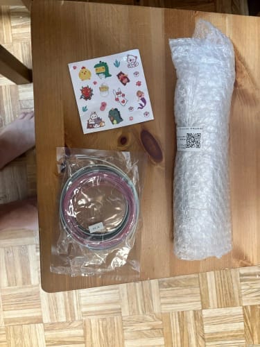 Customer photo review of Bolígrafo 3D + Filamentos