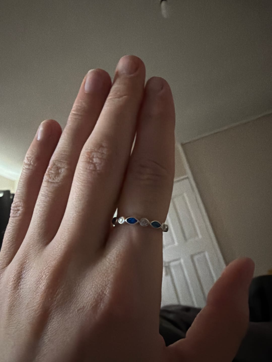 Customer photo review of Forever Remembered Eternity Ring