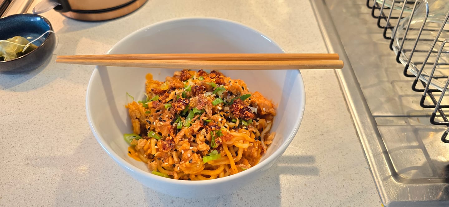 Customer photo review of Qetoe Low Carb Noodles - GLUTEN FREE - 4 PACK (4 x 200g)