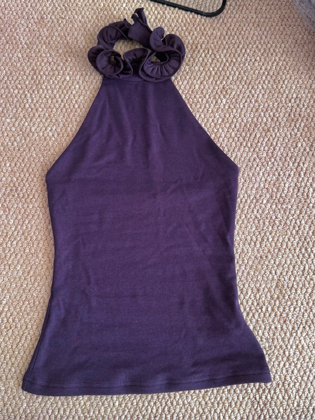 Customer photo review of Hydrae Ruffle Halter Top & Midi Skirt Set