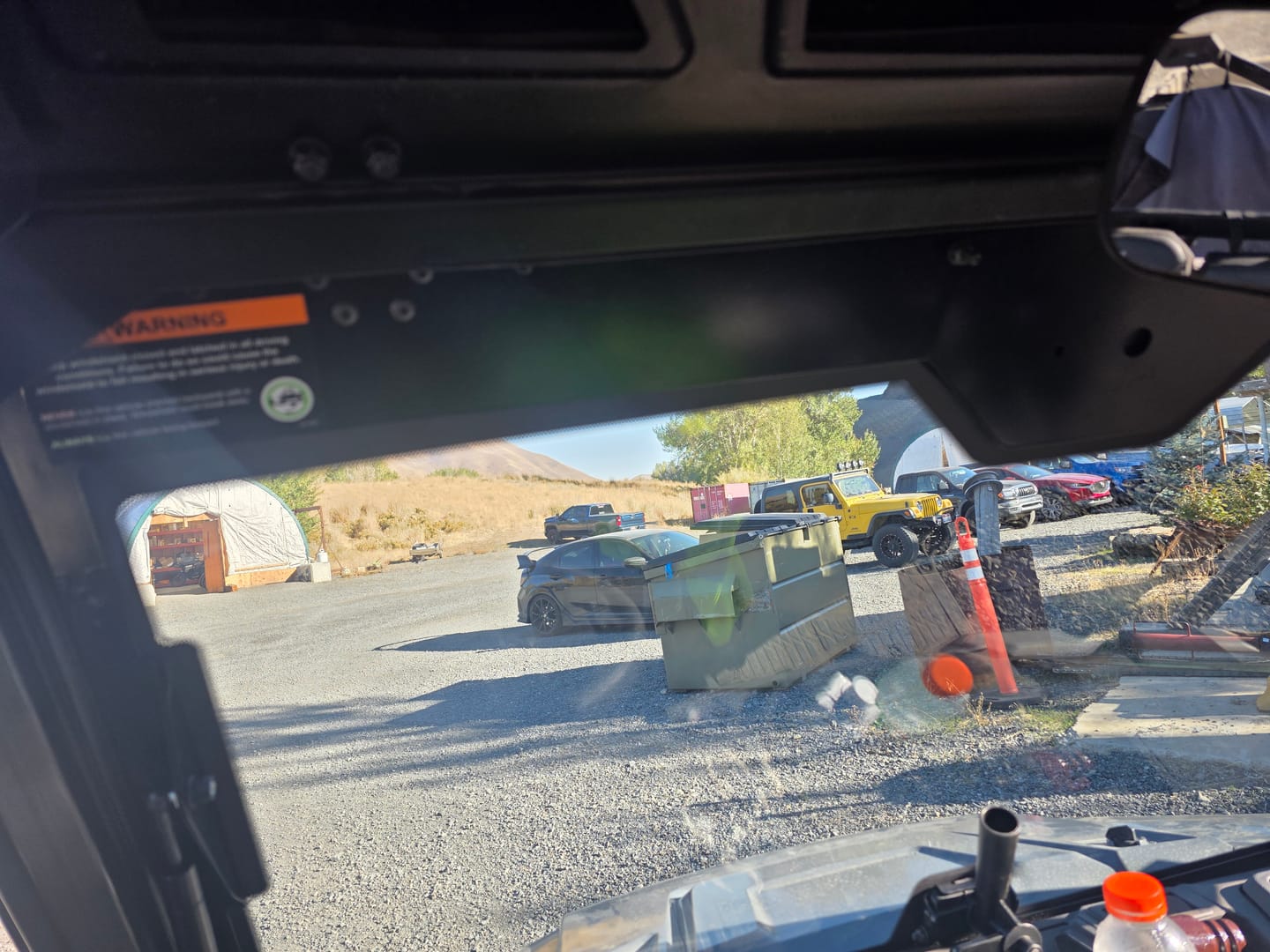 Customer photo review of Glass Tip-Out Windshield