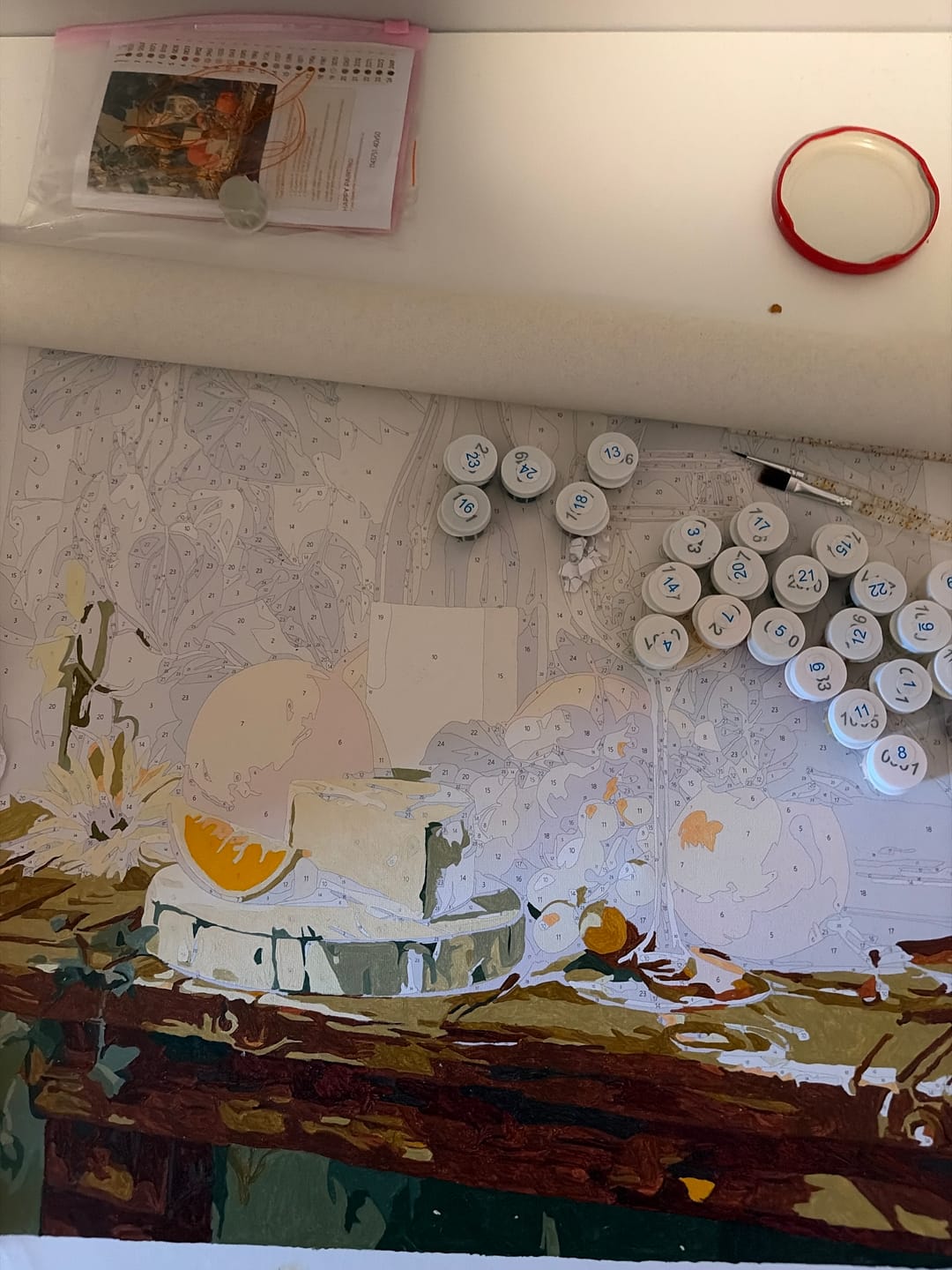 Customer photo review of A taste of Provence | Paint by Number