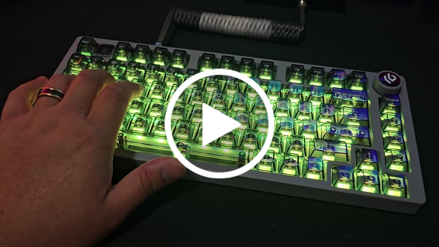 Customer video review of HMX Yogurt S Linear Switch Factory Lubed (10PCS)