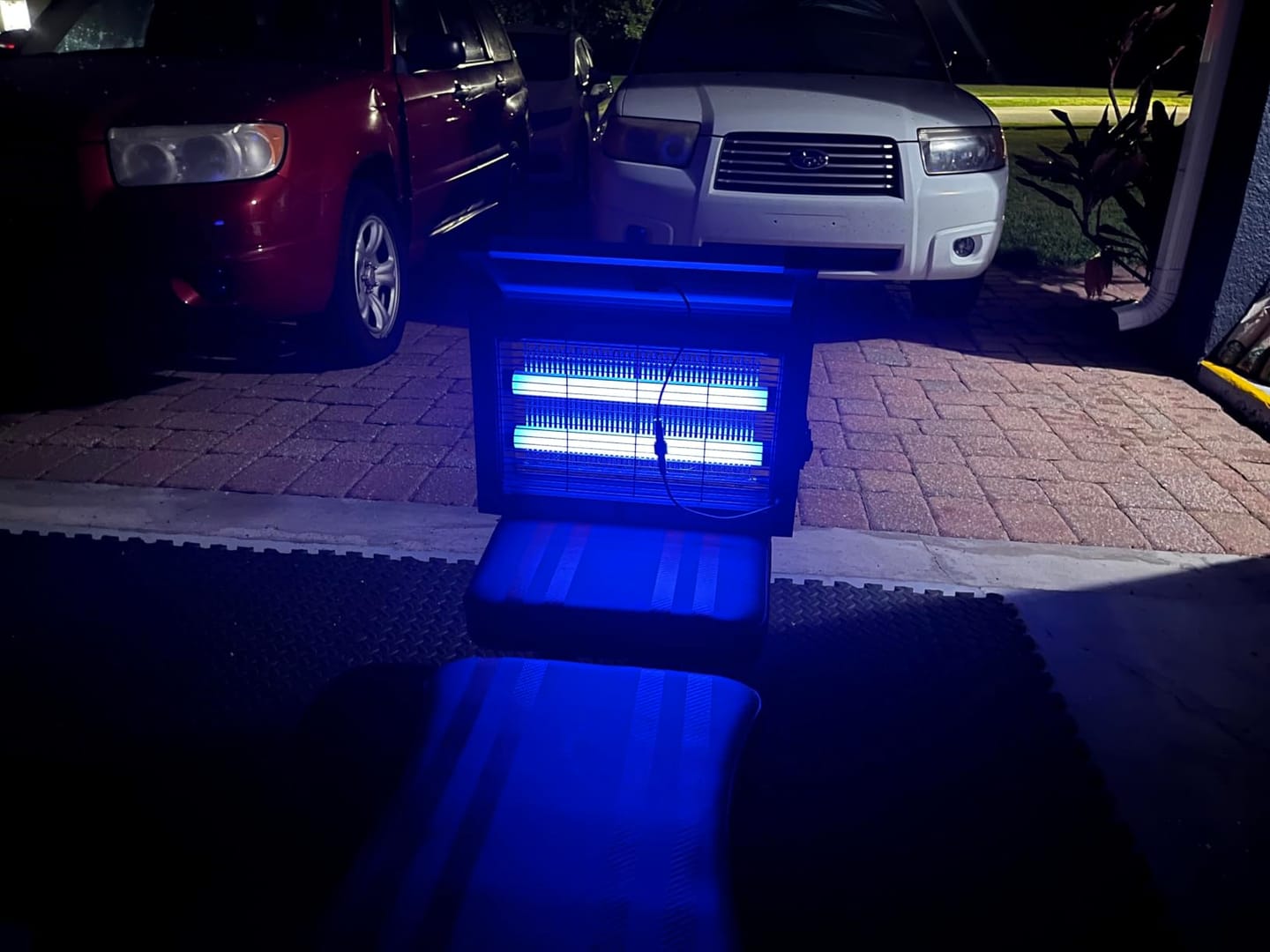 Customer photo review of GroundGuard Sentinel — Solar Bug Zapper