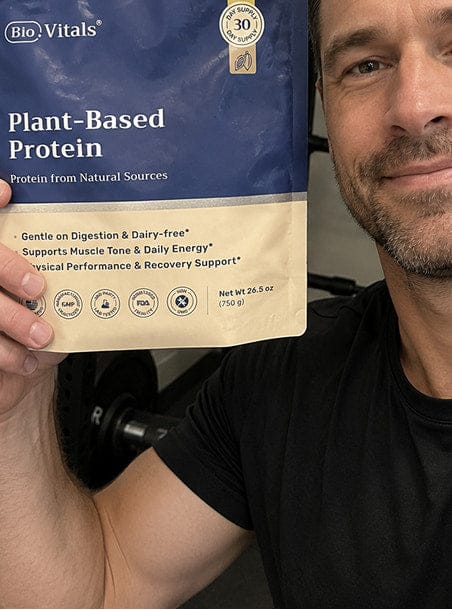 Customer photo review of Plant-Based Protein
