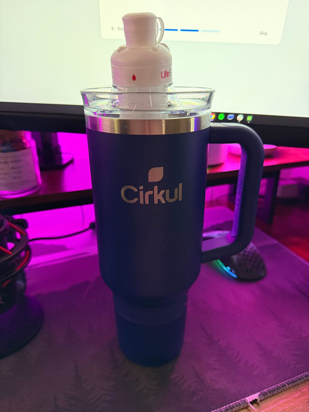 Customer photo review of 40oz. All-Day StrawSip™ Tumbler