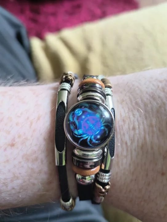 Customer photo review of Astrolumina™ zodiac glow bracelet
