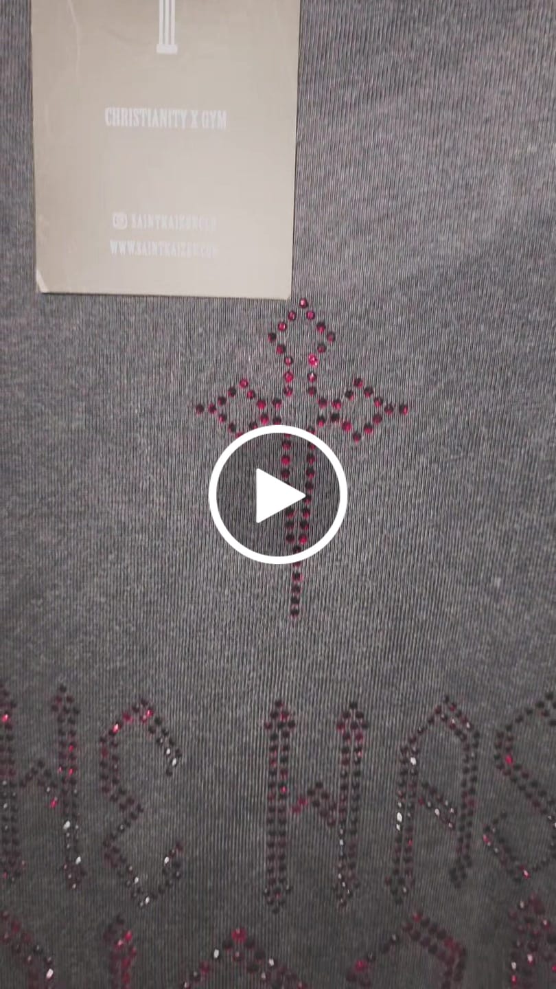 Customer video review of Risen Rhinestone T-Shirt