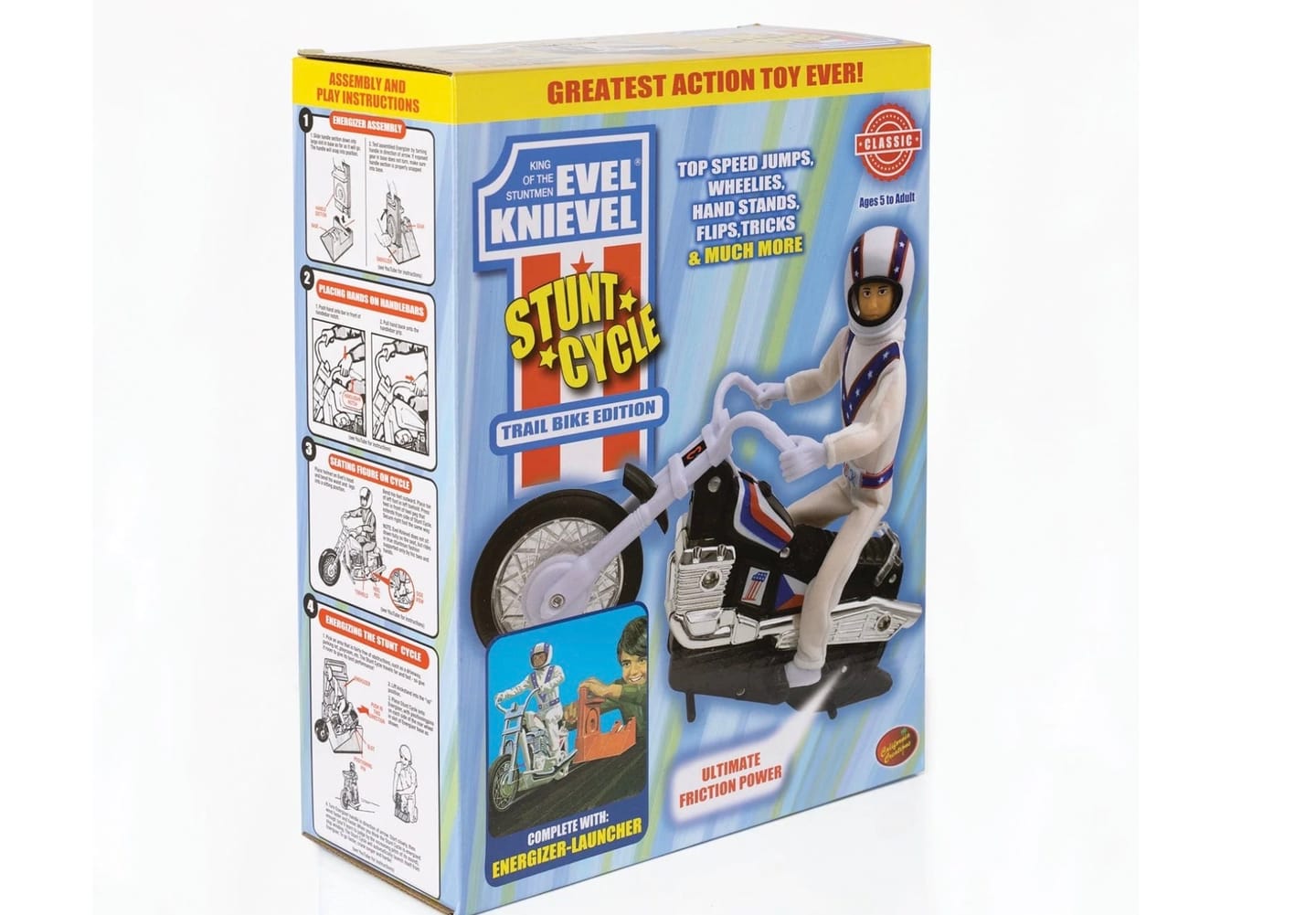 Customer photo review of Evel Knievel Stunt Cycle - Trail Bike Edition