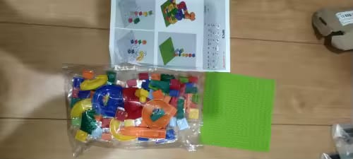 Customer photo review of City Race Run Building Blocks Set