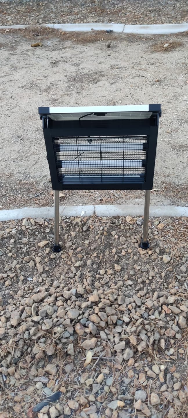 Customer photo review of GroundGuard Sentinel — Solar Bug Zapper