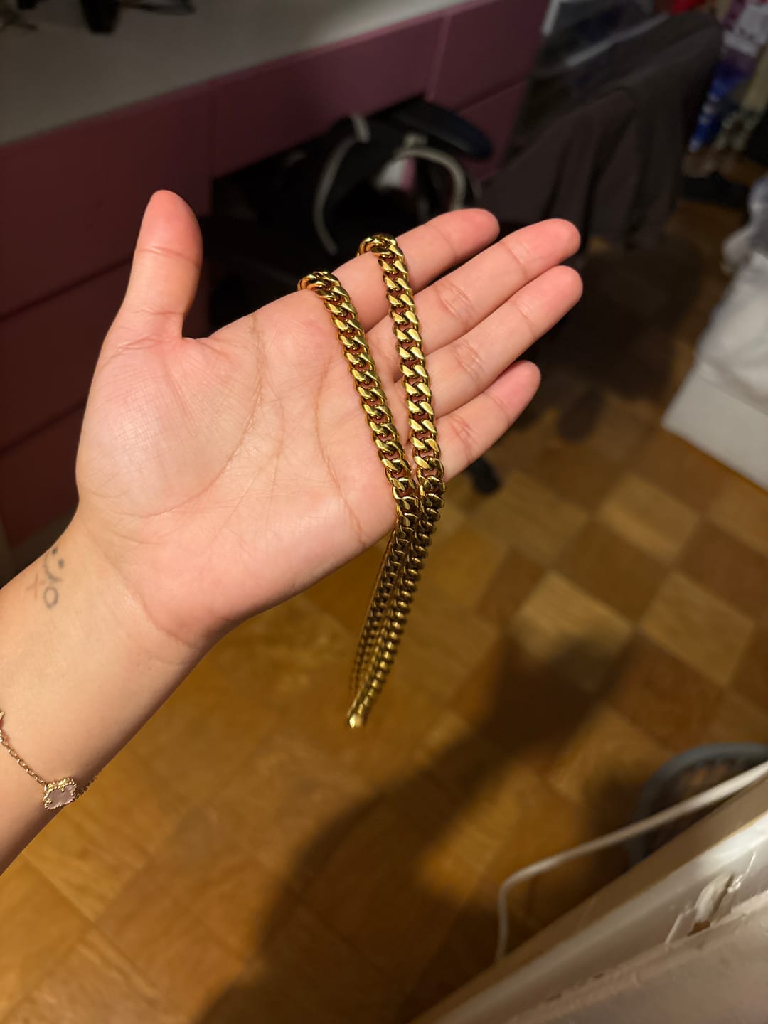Customer photo review of Mens Miami Cuban Link Chain - 8mm