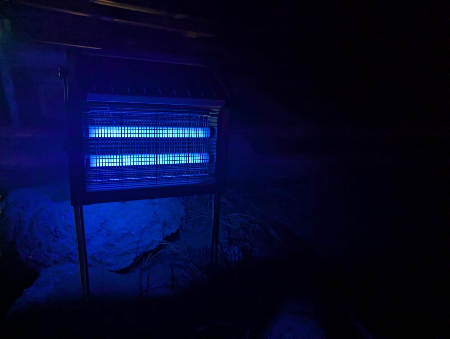 Customer photo review of GroundGuard Sentinel — Solar Bug Zapper