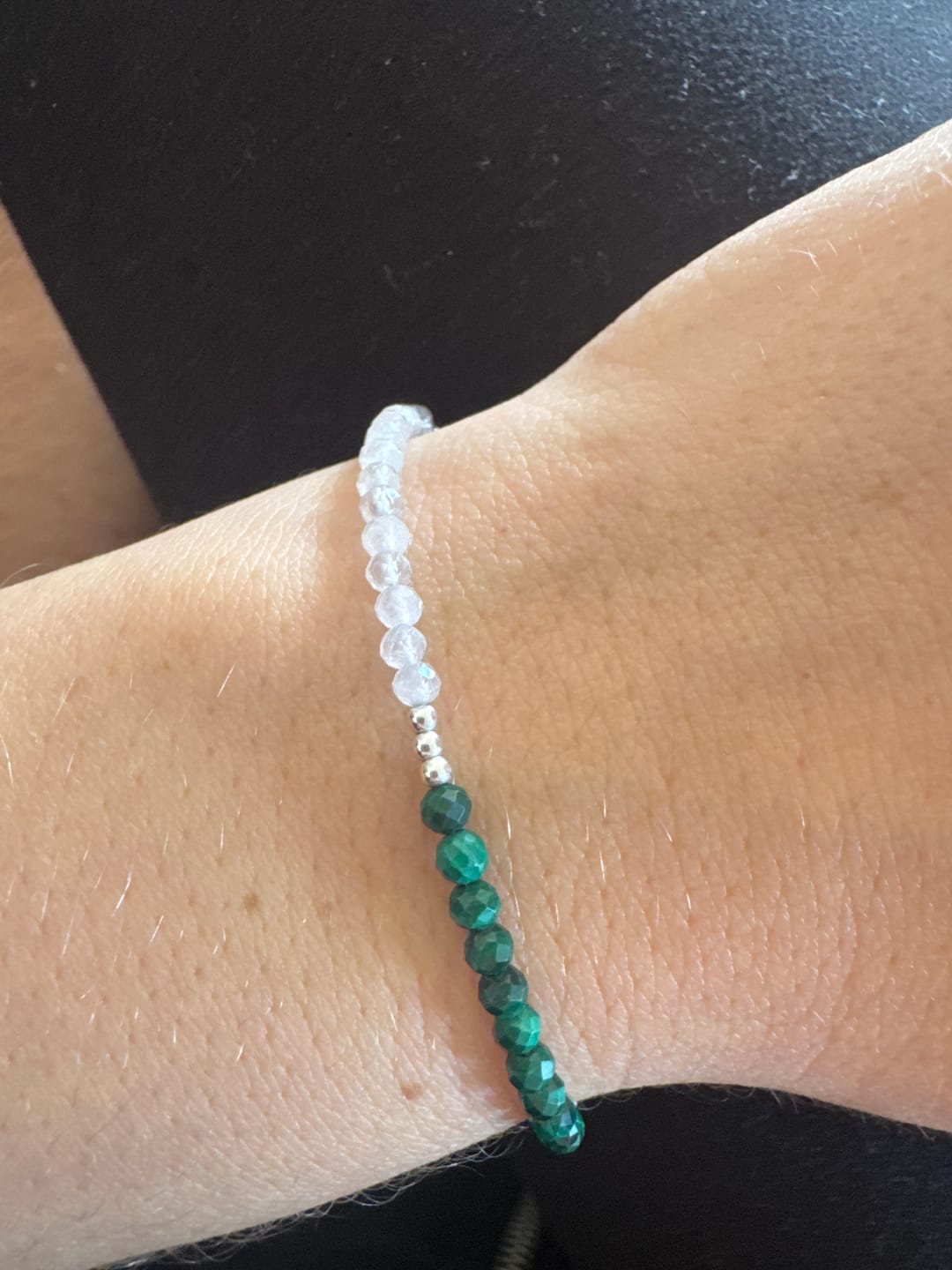Customer photo review of Big Three - Geburtschart Armband