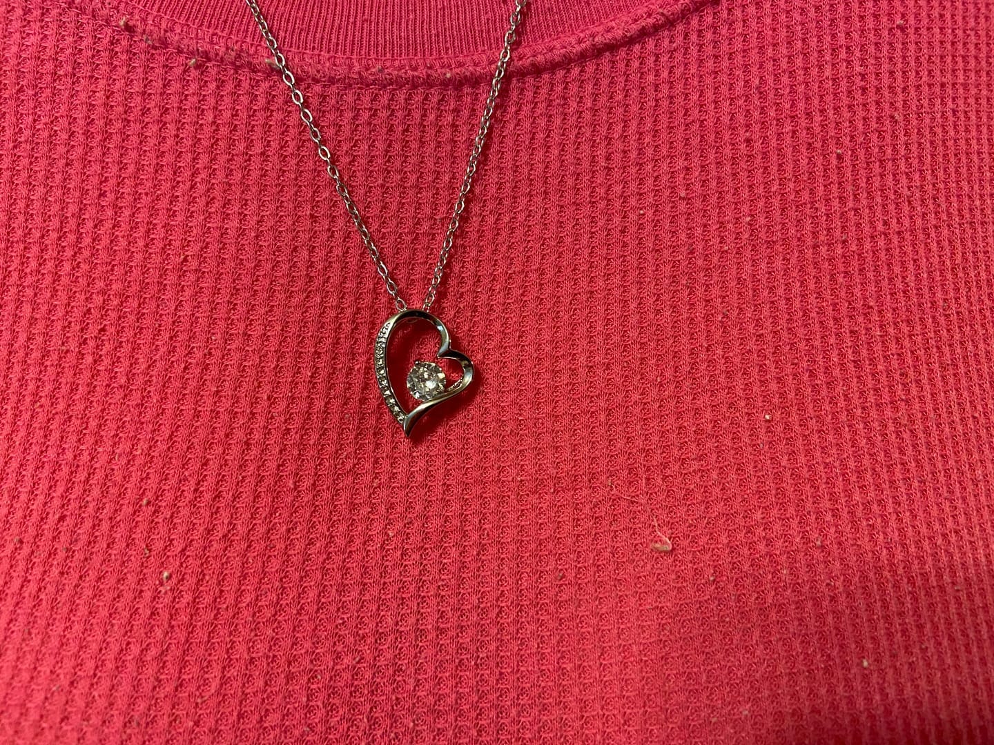 Customer photo review of To My Beautiful Wife Forever Love Necklace | Love of My Life Gift from Husband