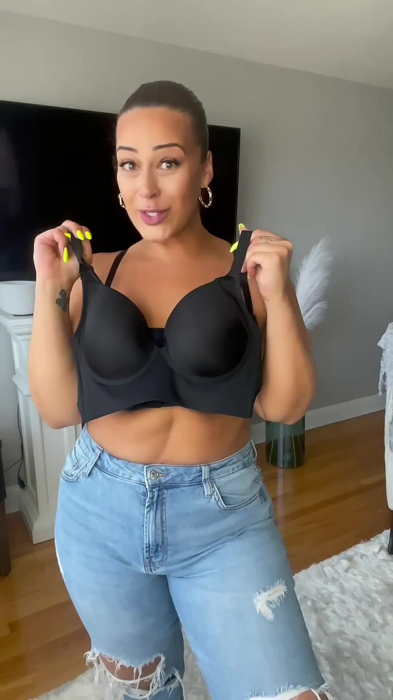 Customer photo review of Curvely™ Soutien-Gorge Push-Up Gainant à Armatures