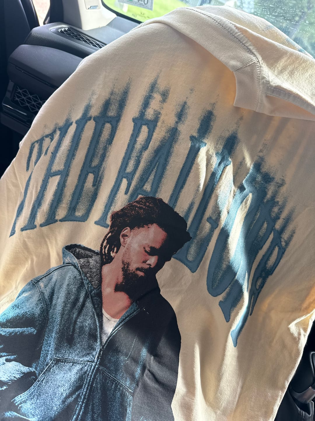 Customer photo review of J. Cole - Personalised Newspaper Style Concert Poster (USA Tour)