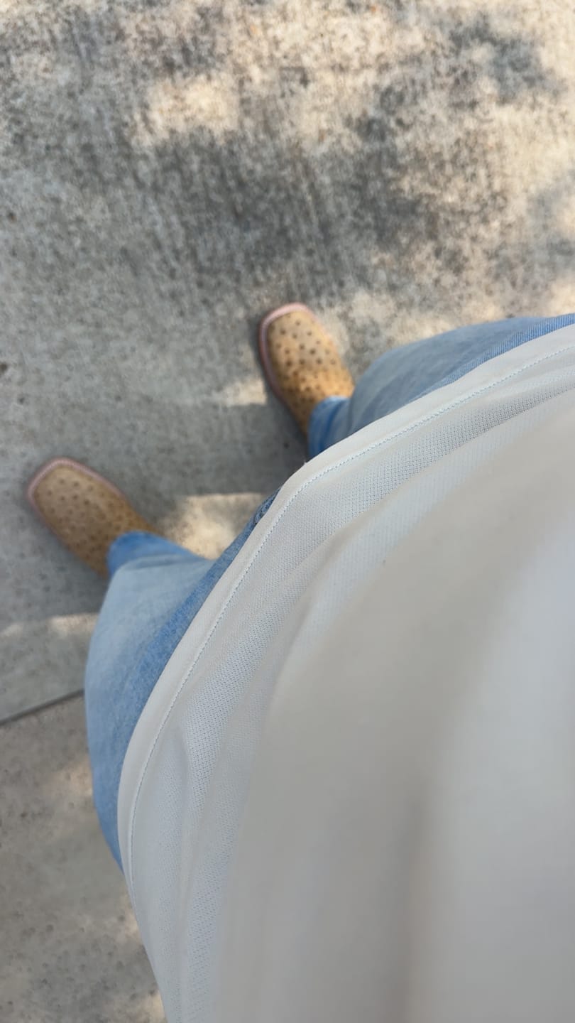 Customer photo review of Orix Ostrich Leather Boots - Square Toe