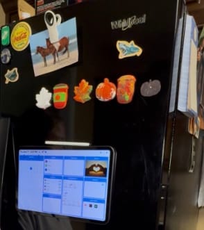 Customer photo review of Everblog 13.4" FridgeCal™  AI Fridge Calendar