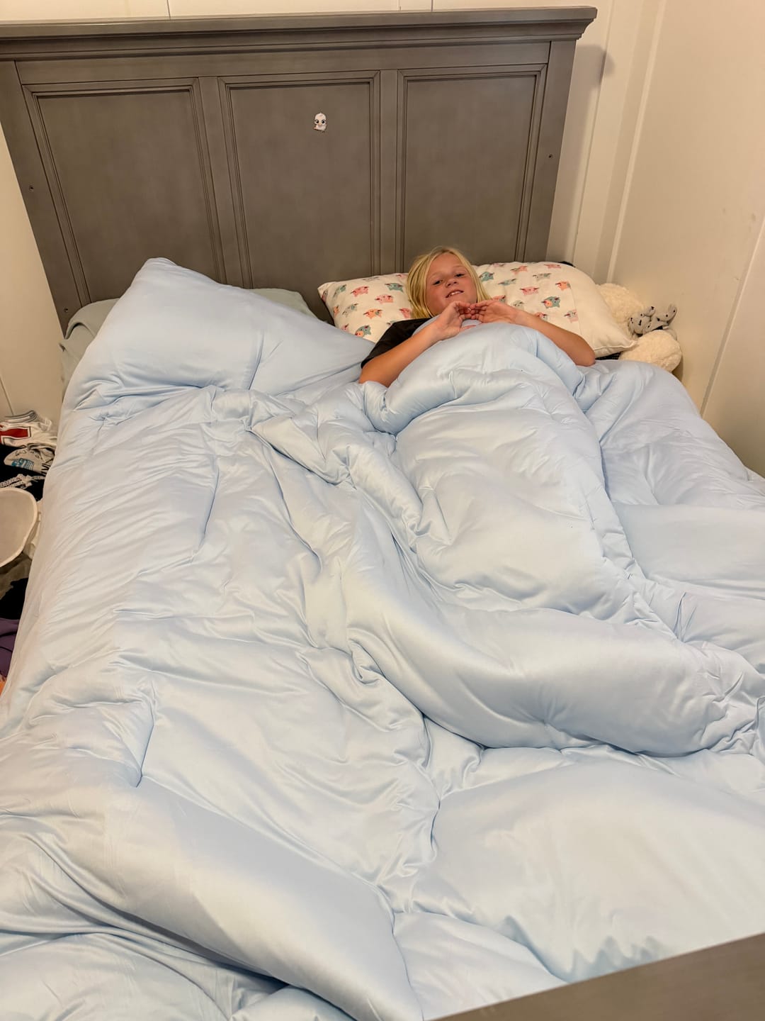 Customer photo review of MarshMellow Comforter