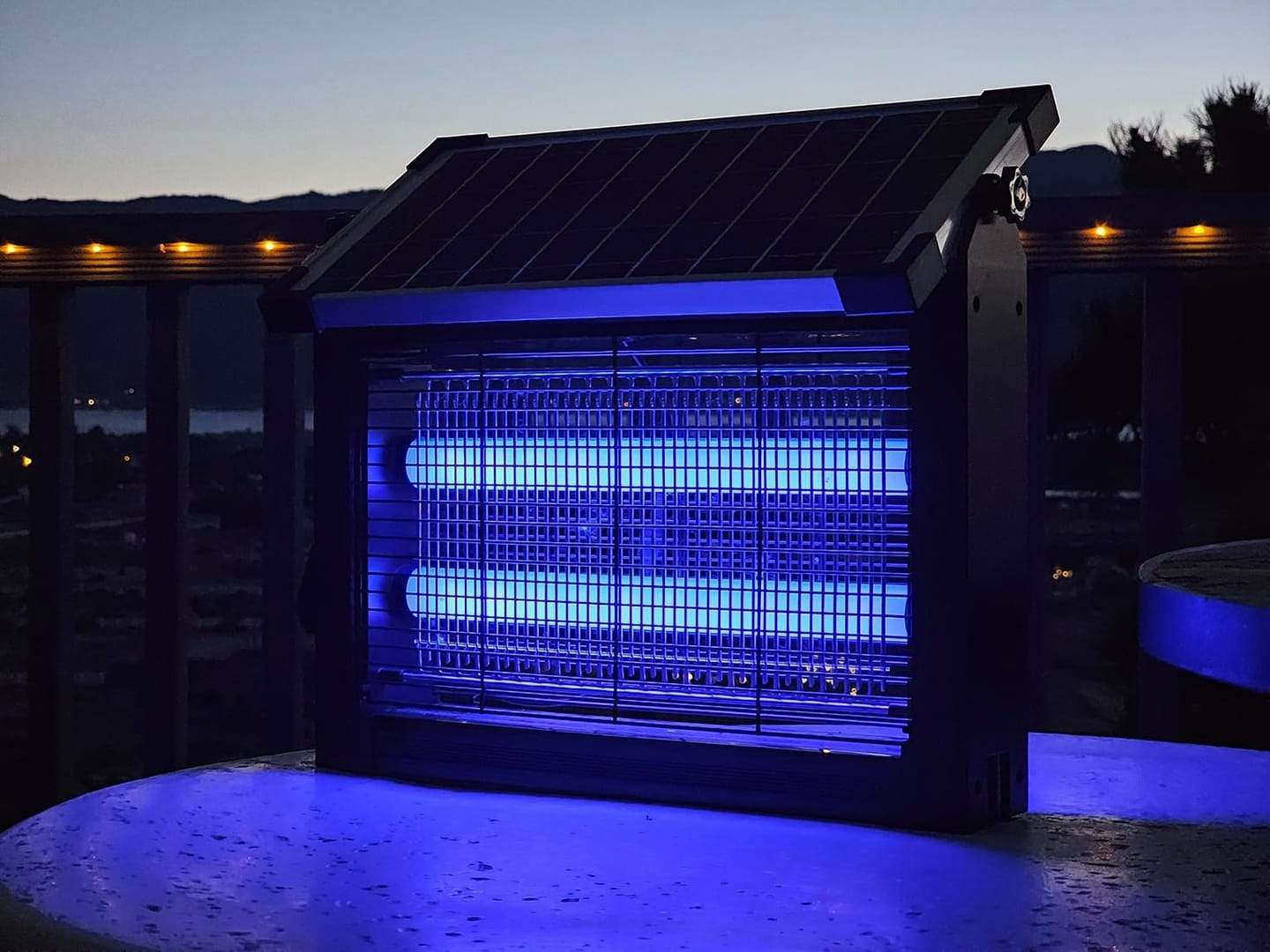 Customer photo review of GroundGuard Sentinel — Solar Bug Zapper