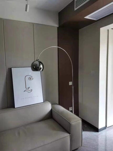 Customer photo review of Arc Floor Lamp, Telescopic Arm, Tilting Head, 188 cm, Plug In