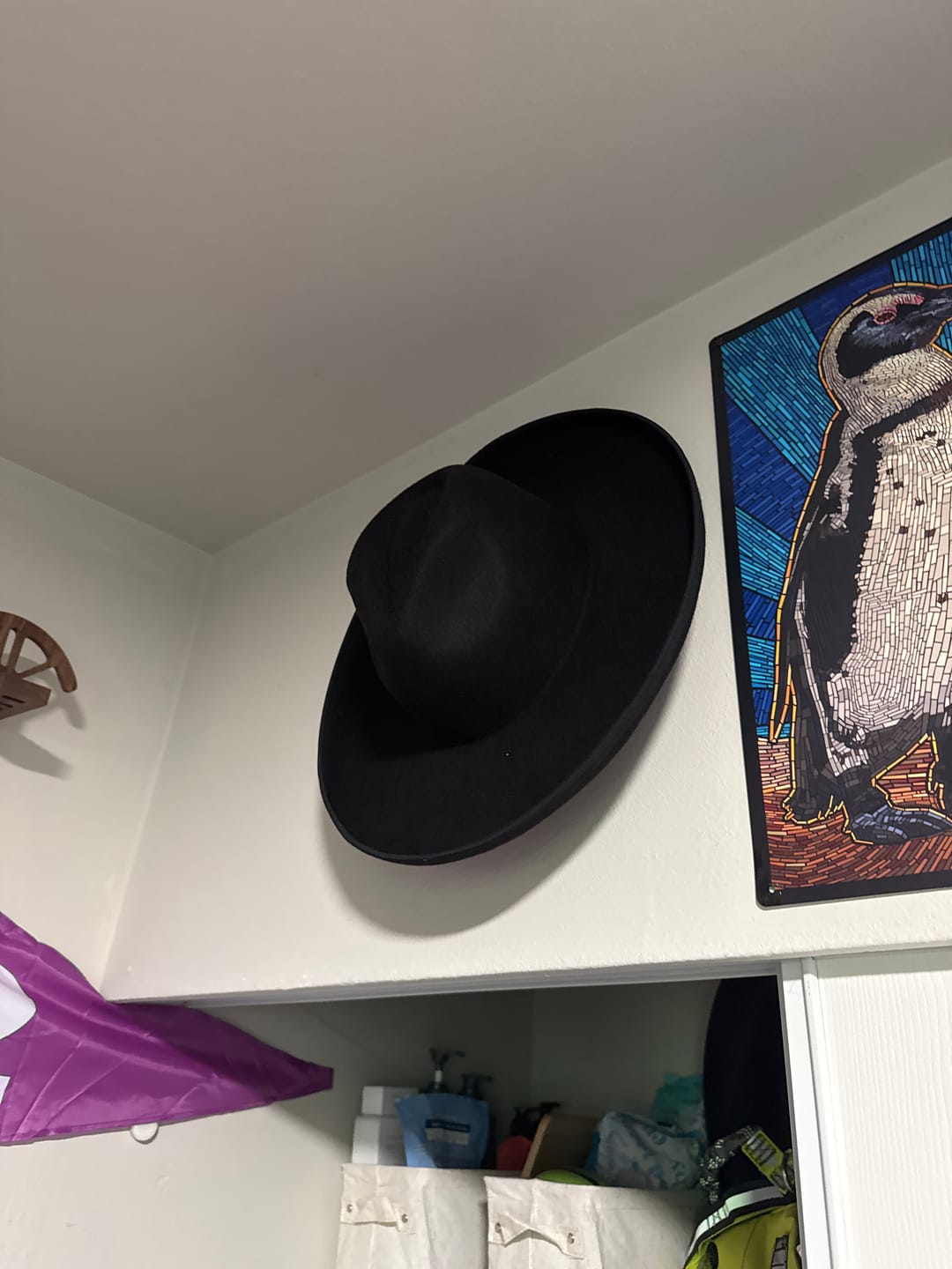 Customer photo review of Dallas Plain Pencil Brim Fedora - Black