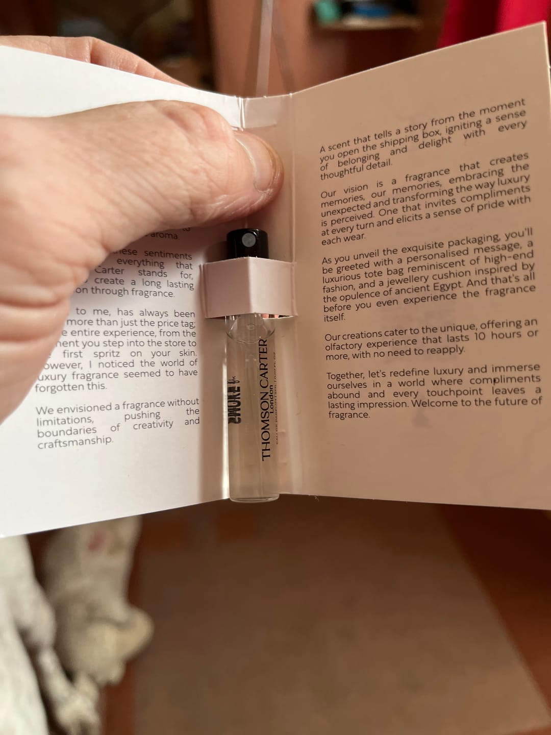 Customer photo review of Smoke & Mirrors | Eau de Parfum | 2ml