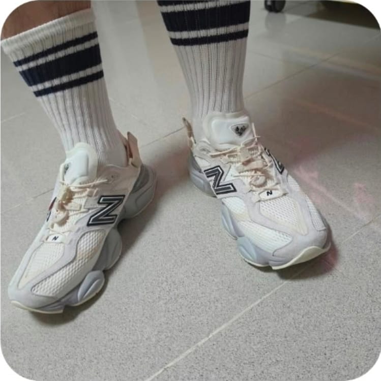 Customer photo review of 【日本限定款 】New Balance U9060 Summer Sea Salt 奶油色 U90609IH