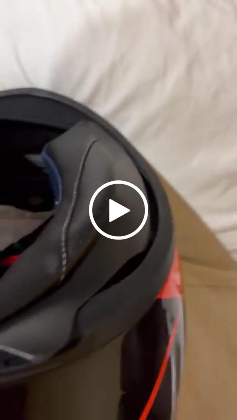 Customer video review of VortexX Full-Face Motorcycle Helmet