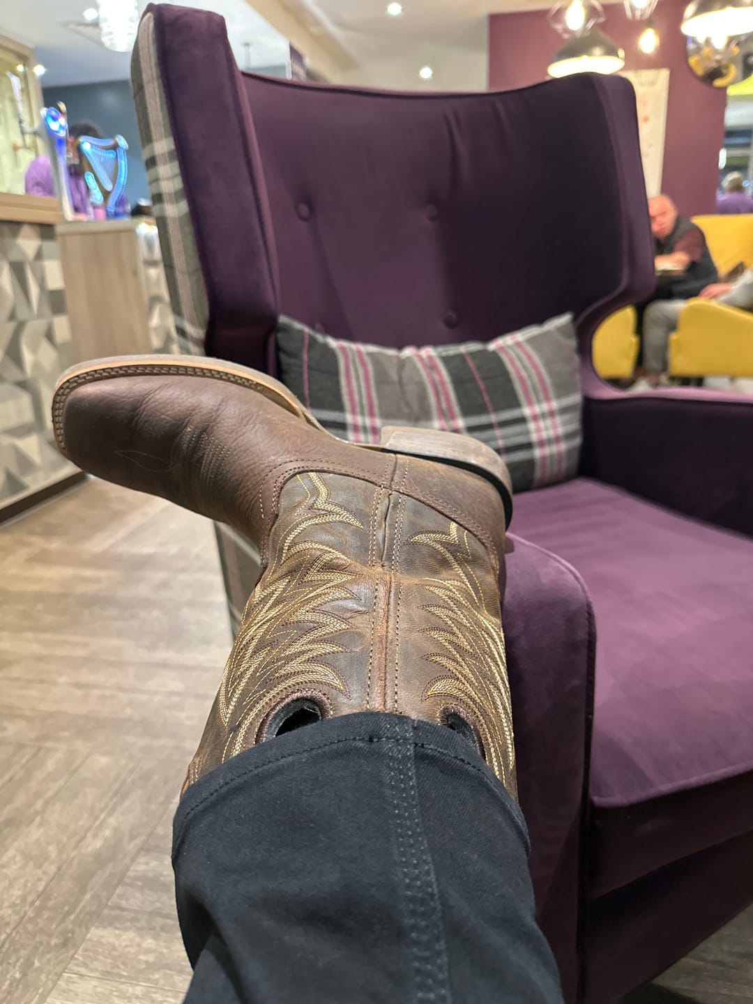 Customer photo review of Men's Rebel Pro Western Boots